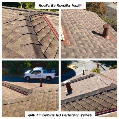 #Roofs By Reveille, Inc. Another GAF Certified Contractor Install  Timberline HD Reflector Series Shingle  Seamless Gutter Systems