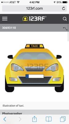 Yellow Taxi Cab