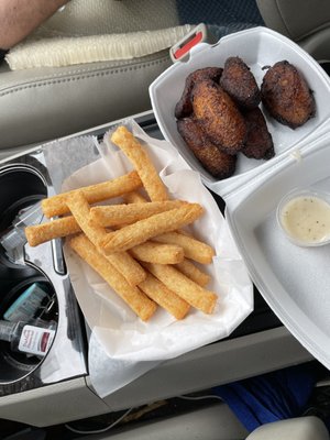 Yuca Fries and Maduros