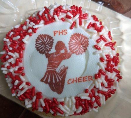 We asked for cookies for our cheer camp teams. They were a huge hit! Adorable and Delicious!!