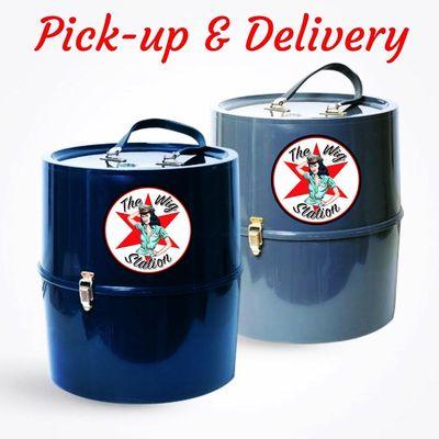 Door step white glove pick-up & delivery, shipping options as well as curbside drop off and pickup