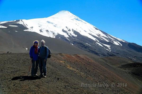 This photo was taken only 15 miles from the Chilean volcano that  erupted lava and ash 10 miles into the sky in April of 2015.