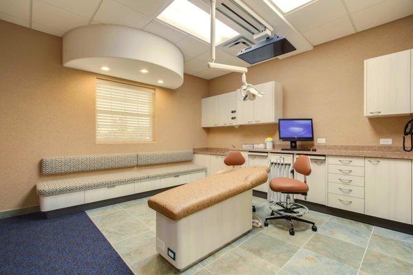 Infant exam room... with plenty of room for parents and/or caregivers!