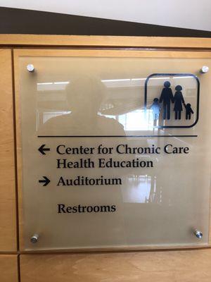 There is a chronic care health education unit here.