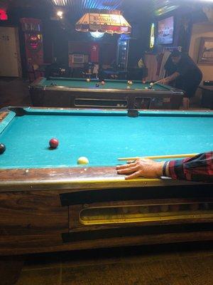 Great place to play pool