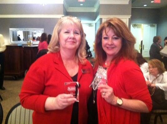 Me and my listing partner Kathy Bertsch at our last VanEaton & Romero Awards Banquet.