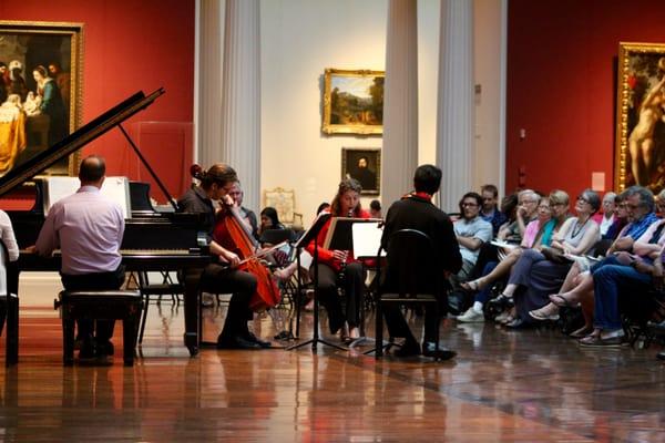 A Toledo Symphony Quartet at the Toledo Museum of Art.