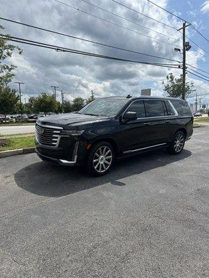 Cadillac Escalade six passengers