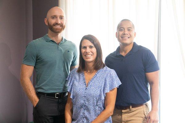 Dr. Luke Gellis, Dr. John Nguyen, and Dr. Andrea Shavitz