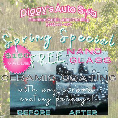 Spring Special FREE Nano Glass Ceramic Coating