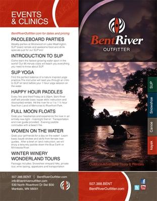 Bent River Outfitter - Canoes, Kayaks, Stand Up Paddle Boarding, Outdoor Activities