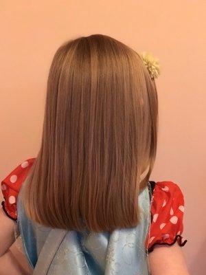 Simple and cute haircut for my 4 year old.