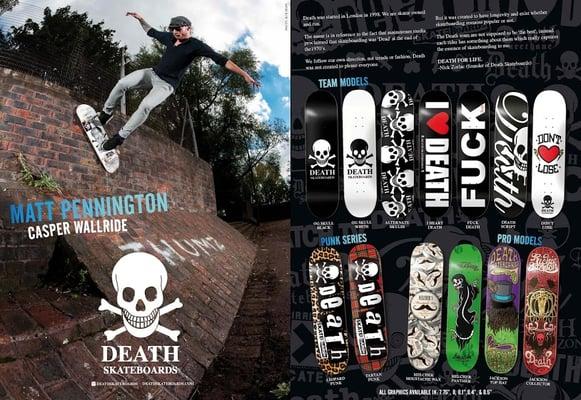 Death skateboards lineup for 2016