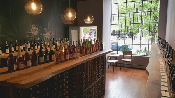 Gorgeous decor and store design makes it a pleasure to shop for wine.