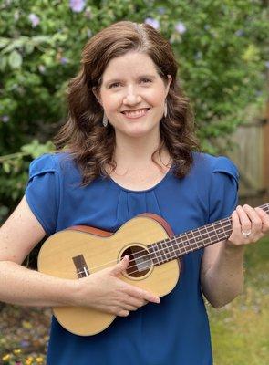 Singing & Ukulele instructor, Kelly Larson