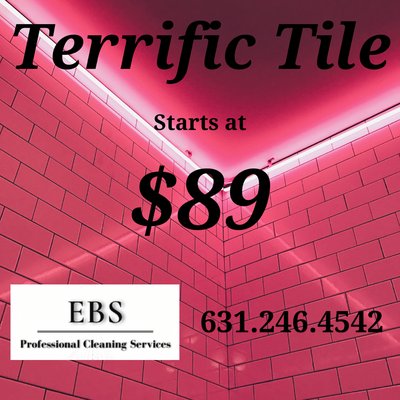 Tile & grout cleaning for your home or business.