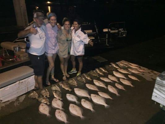 Nighttime Flounder gigging fishing with Nocturnal Assault Aransas Pass Rockport Tx Port Aransas Tx Corpus ChristiTx.