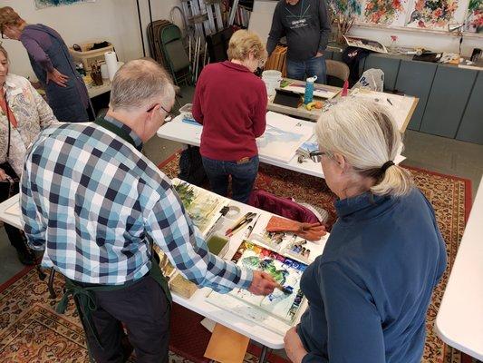 Watercolor workshop with Eric Wiegardt