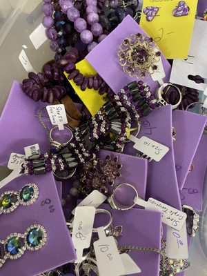 Saving purple jewelry for October!