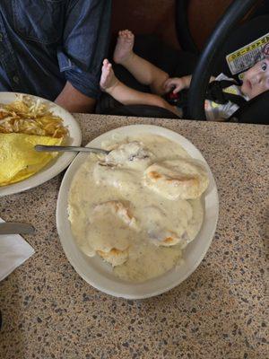 Biscuits and Gravy- Double Portion