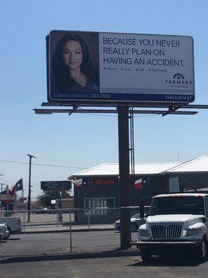 Billboard on 8th St!