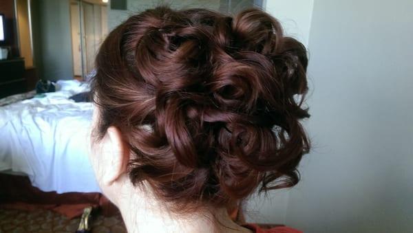 Mother in law's cute updo!