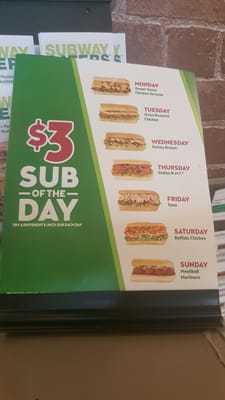 Can't beat a $3 sub!!