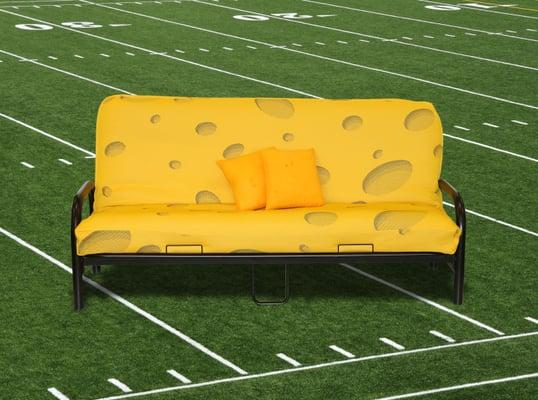 Cheesehead Futon!!