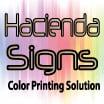 Hacienda Signs & Color Banners