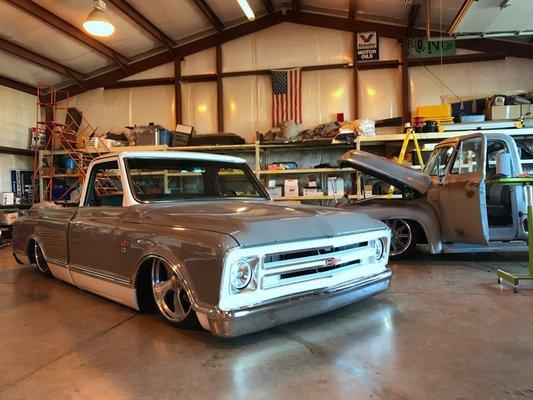 1967 Chevrolet C10 with an LS3 swap making 525hp.