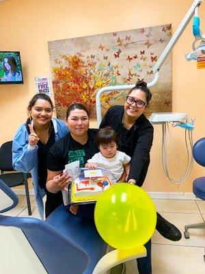 Who said you can't celebrate a birthday at the dentist?  At Fresh Smiles, we always love to celebrate with our patients!