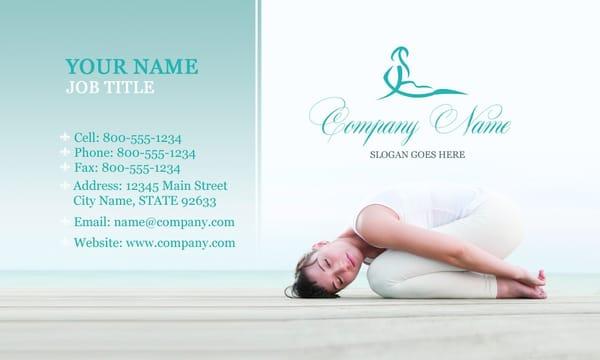 Yoga & Pilates Business Card