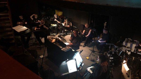 The orchestra pit