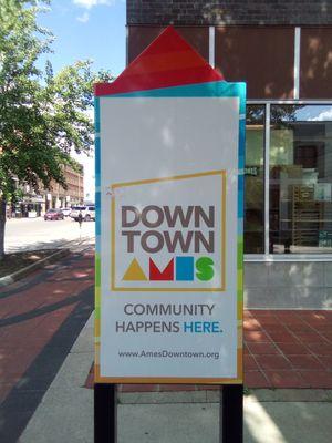 We are in the heart of Downtown Ames