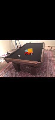 Pool table moves