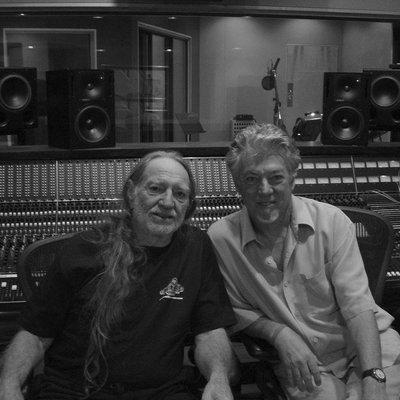 Brent Maher & Willie Nelson Recording at The Blueroom