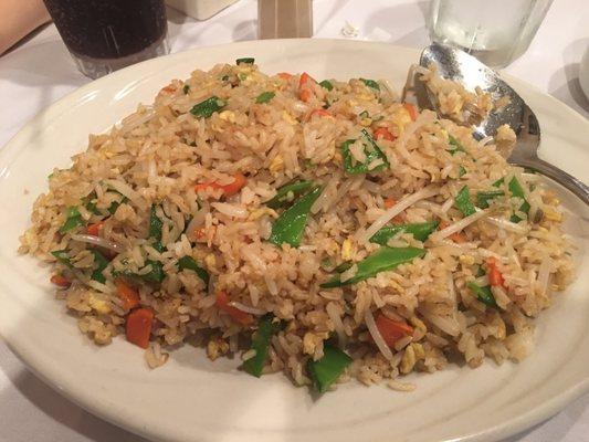 This is my favorite food here the Vegetable Fried Rice. You need to try this