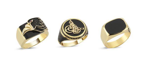 22K Gold Men's Rings