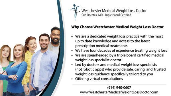 Westchester Medical Weight Loss Doctor - Why Choose Us