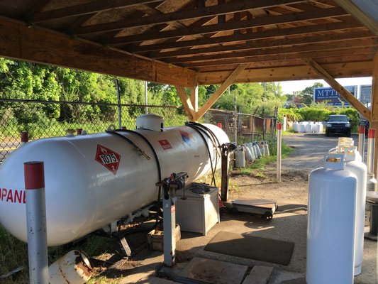 Propane filling station