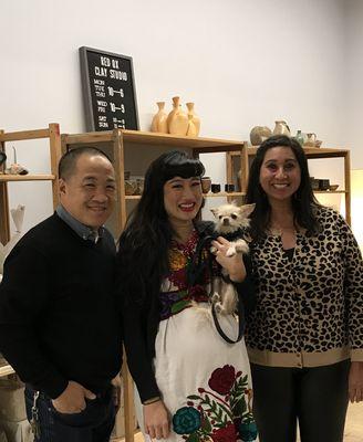 Miss Wan and Bella were the last ones to leave our Grand Opening Party on 11/4/17.  Thank you for helping us celebrate!