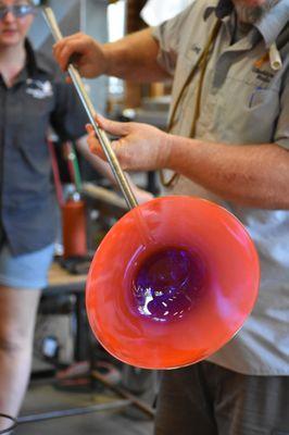 The finishing steps of a bowl