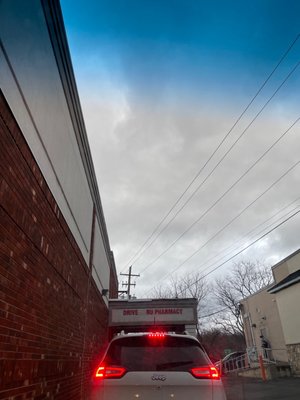 A broken drive thru sign - not surprising.