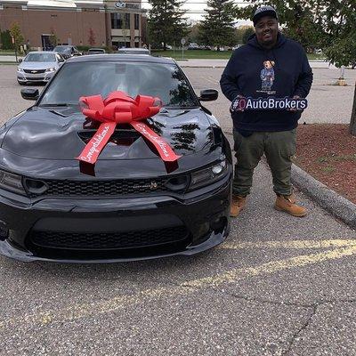 Client successfully financing his Dodge Charger!