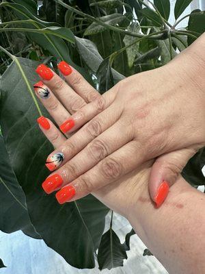 Fun Tropical Gel Set done by Kate