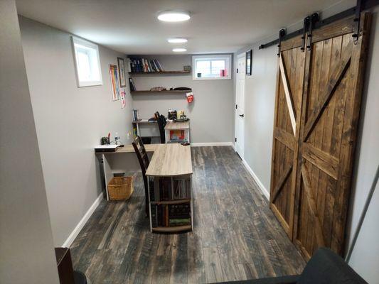 Basement remodel