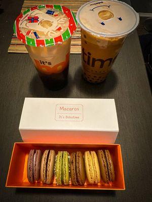 Boba & Macaron box