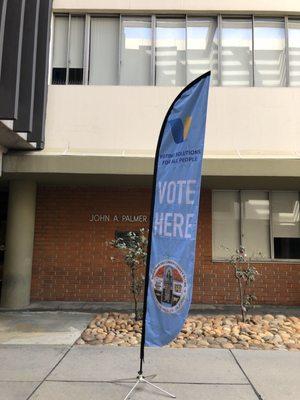 Vote Center at CSU LA Library