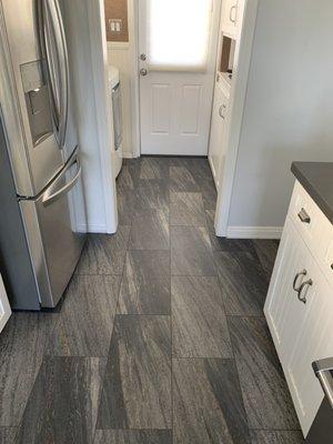 Kitchen and laundry room