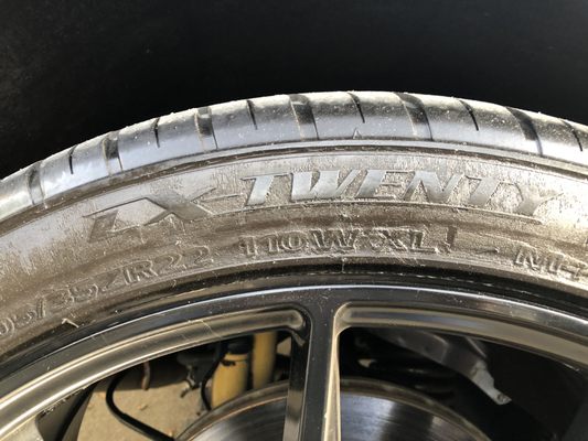 Tires that were not cleaned just put tire shine over grime.